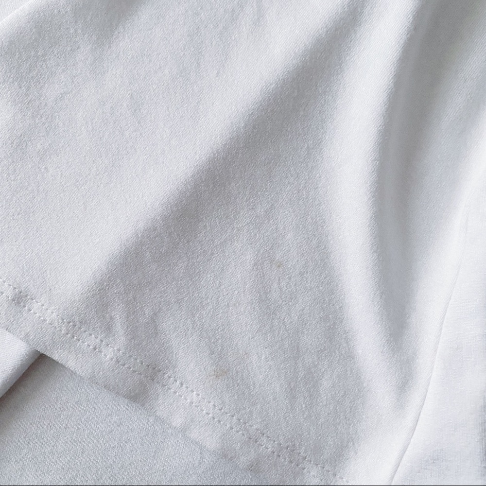 Eileen Fisher White Mock Neck Sleeveless Top - Picture 9 of 10
